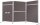 FRANKEN Trennwand ECO, doppelseitig, grau 120,0 x 150,0 cm, 1 St.