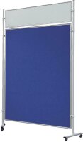 FRANKEN Trennwand ECO, doppelseitig, blau 120,0 x 60,0 cm, 1 St.