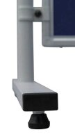 FRANKEN Trennwand ECO, doppelseitig, blau 120,0 x 60,0 cm, 1 St.