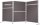 FRANKEN Trennwand ECO, doppelseitig, grau 120,0 x 60,0 cm, 1 St.