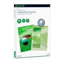 LEITZ Laminierfolien UDT glänzend für A3 80 micron, 100 St.