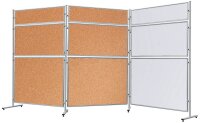FRANKEN Trennwand ECO, doppelseitig, braun 120,0 x 150,0 cm, 1 St.