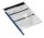 DURABLE Klemmschienen blau DIN A4 30 Blatt, 50 St.