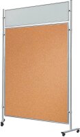 FRANKEN Trennwand ECO, doppelseitig EL-UTK60, braun 120,0...