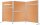 FRANKEN Trennwand ECO, doppelseitig EL-UTK60, braun 120,0 x 60,0 cm, 1 St.