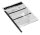 DURABLE Klemmschienen schwarz DIN A4 30 Blatt, 50 St.