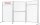 FRANKEN Trennwand ECO, doppelseitig EL-UTS30, weiß 120,0 x 30,0 cm, 1 St.