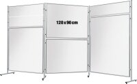 FRANKEN Trennwand ECO, doppelseitig EL-UTS90, weiß...