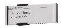 DURABLE Türschild INFO SIGN Metall silber 14,9 x 5,25 cm, 1 St.