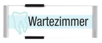 DURABLE Türschild INFO SIGN Metall silber 14,9 x 5,25 cm, 1 St.