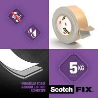 Scotch FIX™ MIRROR doppelseitiges Klebeband 19,0 mm x 5,0 m, 1 Rolle