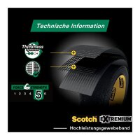 Scotch Extremium™ All Weather Gewebeband grau 48,0 mm x 27,4 m 1 Rolle