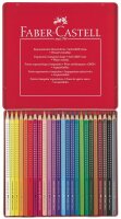 FABER-CASTELL Colour GRIP Buntstifte farbsortiert, 24 St.