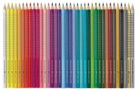 FABER-CASTELL Colour GRIP Buntstifte farbsortiert, 36 St.