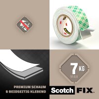 Scotch FIX™ INTERIOR doppelseitiges Klebeband 19,0 mm x 5,0 m, 1 Rolle