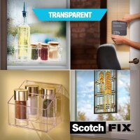 Scotch FIX™ TRANSPARENT doppelseitiges Klebeband...
