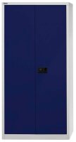 BISLEY Putzmittelschrank Universal  E782AAG505 lichtgrau, oxofordblau 4 Fachböden 91,4 x 40,0 x 195,0 cm, aufgebaut, 1 St.