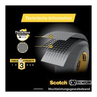 Scotch Extremium™ Universal Gewebeband weiß...