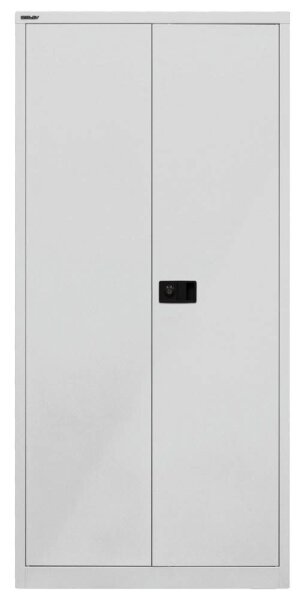 BISLEY Putzmittelschrank Universal  E782AAG645 lichtgrau 4 Fachböden 91,4 x 40,0 x 195,0 cm, aufgebaut, 1 St.