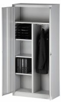 BISLEY Putzmittelschrank Universal  E782AAG645 lichtgrau 4 Fachböden 91,4 x 40,0 x 195,0 cm, aufgebaut, 1 St.