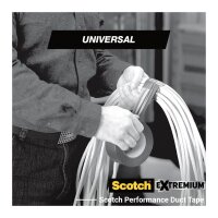 Scotch Extremium™ Universal Gewebeband silber 19,0 mm x 3,0 m 1 Rolle
