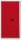 BISLEY Putzmittelschrank Universal  E782AAG506 lichtgrau, kardinalrot 4 Fachböden 91,4 x 40,0 x 195,0 cm, aufgebaut, 1 St.