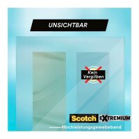 Scotch Extremium™ INVISIBLE Gewebeband transparent 48,0 mm x 25,0 m 1 Rolle