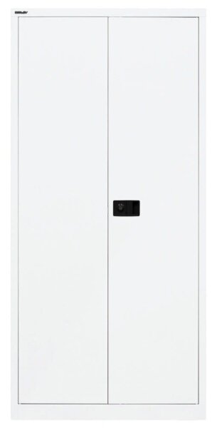 BISLEY Putzmittelschrank Universal  E782AAG696 verkehrsweiß 4 Fachböden 91,4 x 40,0 x 195,0 cm, aufgebaut, 1 St.