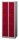 BISLEY Schließfachschrank MonoBloc ML06D4 lichtgrau, kardinalrot ML06D4506, 8 Schließfächer 61,0 x 50,0 x 170,0 cm