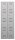 BISLEY Schließfachschrank MonoBloc ML06D4 lichtgrau ML06D4645, 8 Schließfächer 61,0 x 50,0 x 170,0 cm