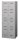 BISLEY Schließfachschrank MonoBloc ML06D4 lichtgrau ML06D4645, 8 Schließfächer 61,0 x 50,0 x 170,0 cm