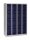 BISLEY Schließfachschrank MonoBloc ML11Q4 lichtgrau, oxfordblau ML11Q4505, 16 Schließfächer 118,3 x 50,0 x 170,0 cm
