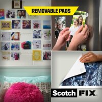 Scotch FIX™ REMOVABLE PADS doppelseitige Klebepads...