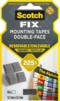 Scotch FIX™ REMOVABLE SQUARES doppelseitige...
