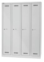 BISLEY Spind MonoBloc ML11Q1 lichtgrau ML11Q1645, 4 Schließfächer 118,3 x 50,0 x 170,0 cm