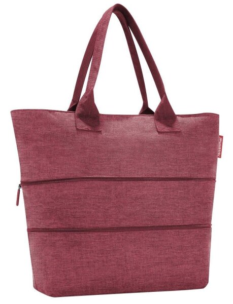 reisenthel® Einkaufstasche shopper e1 Kunstfaser twist maroon RJ3104