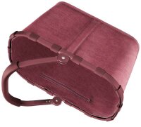 reisenthel® Einkaufskorb carrybag Kunstfaser twist maroon