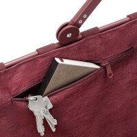 reisenthel® Einkaufskorb carrybag Kunstfaser twist maroon