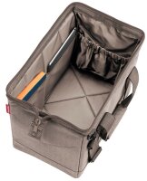 reisenthel® Reisetasche allrounder M Kunstfaser herringbone mokka MS6054