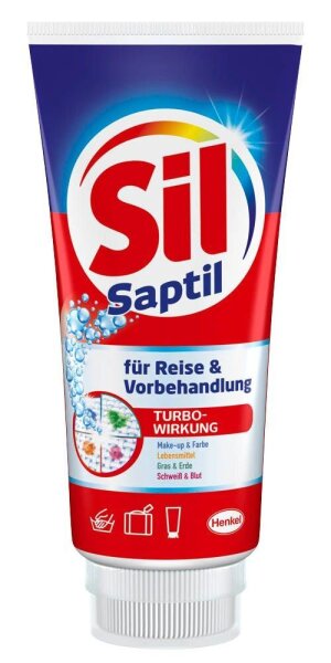 Sil Saptil für Reise & Vorbehandlung Waschmittel flüssig, 200 ml