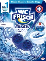 WC FRISCH BLAU KRAFT AKTIV WC-Duftspüler Chlor, 50 g