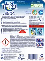 WC FRISCH BLAU KRAFT AKTIV WC-Duftspüler Chlor, 50 g