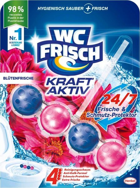 WC FRISCH KRAFT AKTIV WC-Duftspüler Blütenfrische, 50 g