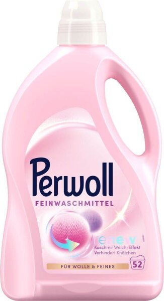 Perwoll Wolle & Feines renew Waschmittel flüssig, 2,6 l