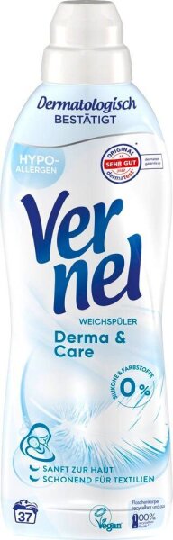 Vernel Derma & Care Weichspüler flüssig, 0,814 l  ( V37DC )