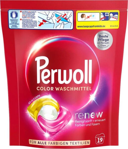 Perwoll All-in-1 CAPS renew Waschmittel Caps, 19 St.  ( P19CC )