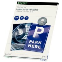 LEITZ Laminierfolien UDT glänzend für A3 250...