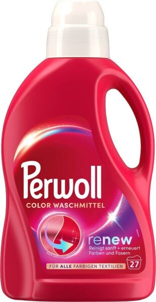 Perwoll COLOR renew Waschmittel flüssig, 1,35 l