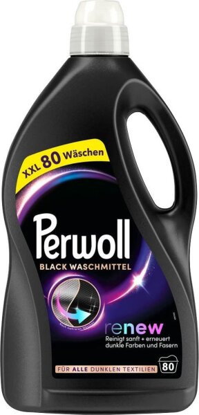 Perwoll BLACK renew Waschmittel flüssig, 4 l