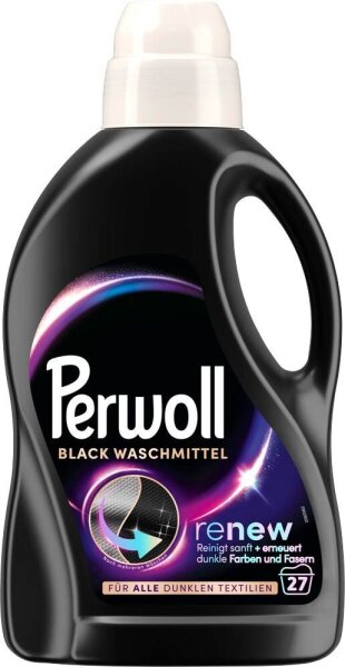 Perwoll BLACK renew Waschmittel flüssig, 1,35 l